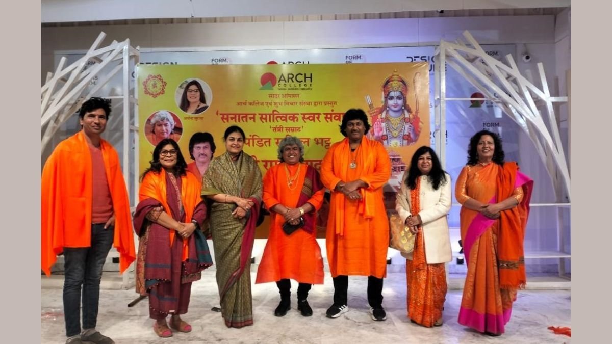 Tantri Samrat Pandit Salil Bhatt presented "Shri Ram Samvad" at Arch College of Design - PNN Digital