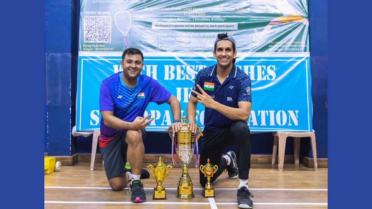 Nikhil and Siddharth from NSCI Club win Double Crowns at the Racketlon National Championship - PNN Digital